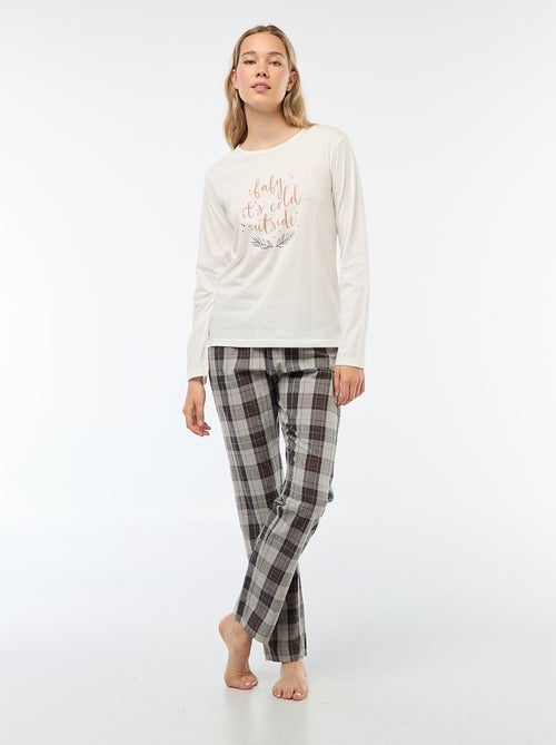 Ensemble pyjama de Noël - 2 pièces - Kiabi
