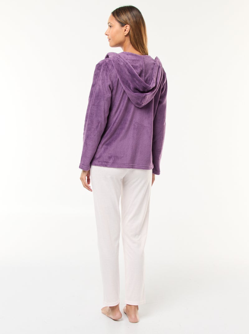 Ensemble pyjama de Noël - 3 pièces Violet - Kiabi