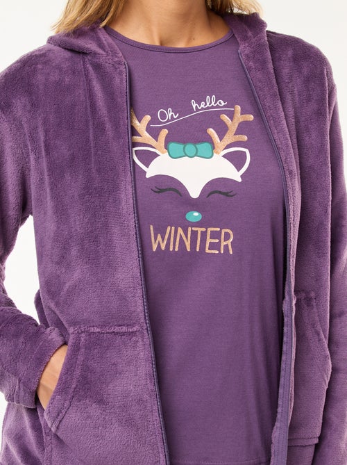 Ensemble pyjama de Noël - 3 pièces - Kiabi