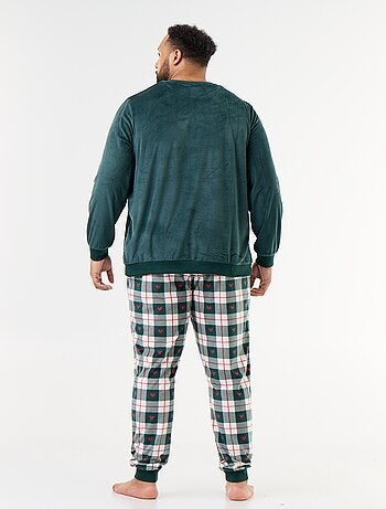 Ensemble pyjama de Noël en polaire 'Mickey' 'Disney' - 2 pièces