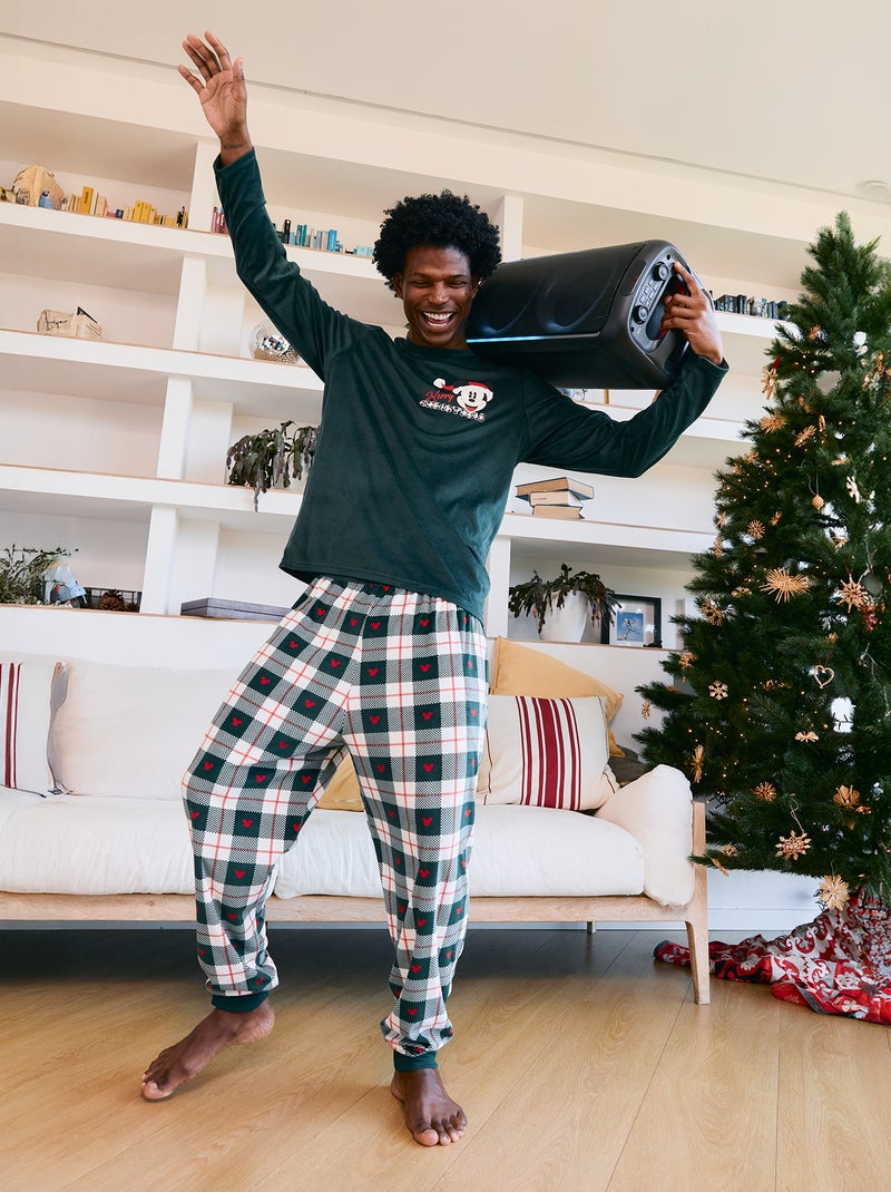 Ensemble pyjama de Noël 'Mickey' 'Disney' - 2 pièces Bleu - Kiabi