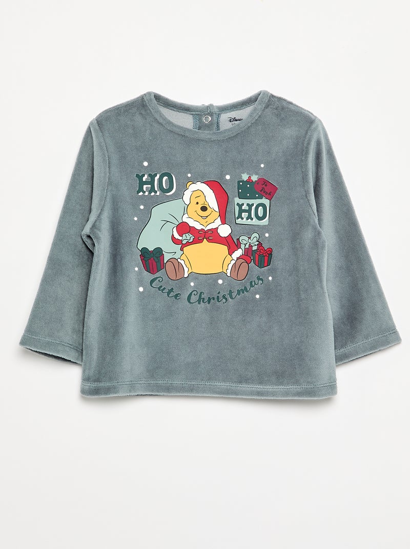 Ensemble pyjama de Noël 'Winnie' 'Disney' Vert - Kiabi