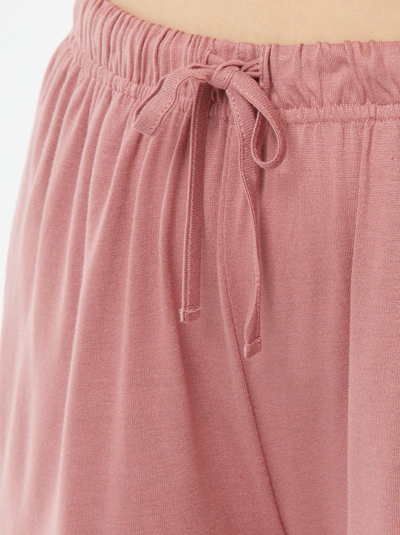 Ensemble pyjama débardeur + short 'Dodo' Parme - Kiabi