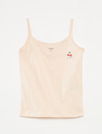 Ensemble pyjama débardeur + short en imprimé - 2 pièces