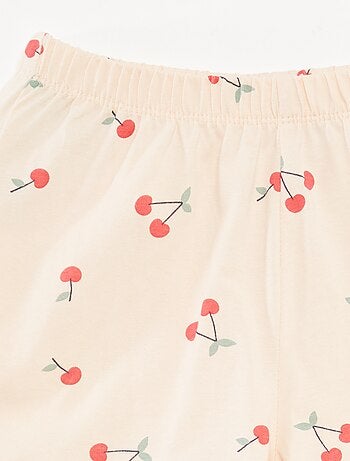 Ensemble pyjama débardeur + short en imprimé - 2 pièces