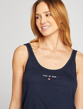 Ensemble pyjama débardeur + short imprimé - 2 pièces