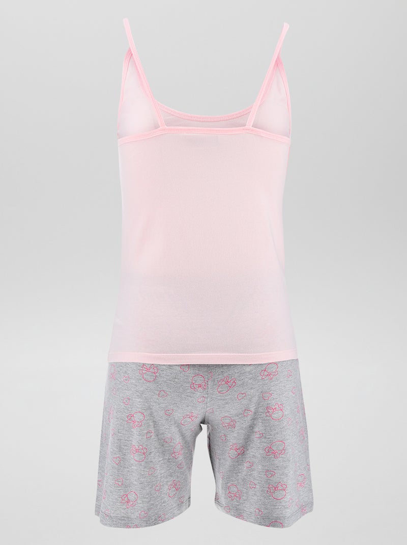 Ensemble pyjama débardeur + short 'Minnie' - 2 pièces ROSE - Kiabi