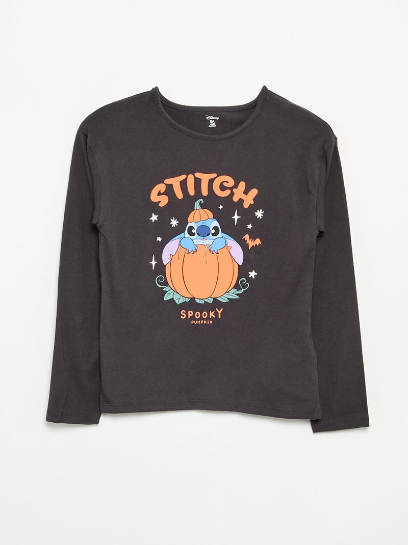 Ensemble pyjama 'Disney' long T-shirt + pantalon - 2 pièces Noir - Kiabi