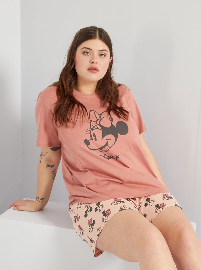 Ensemble pyjama 'Disney' rose - Kiabi