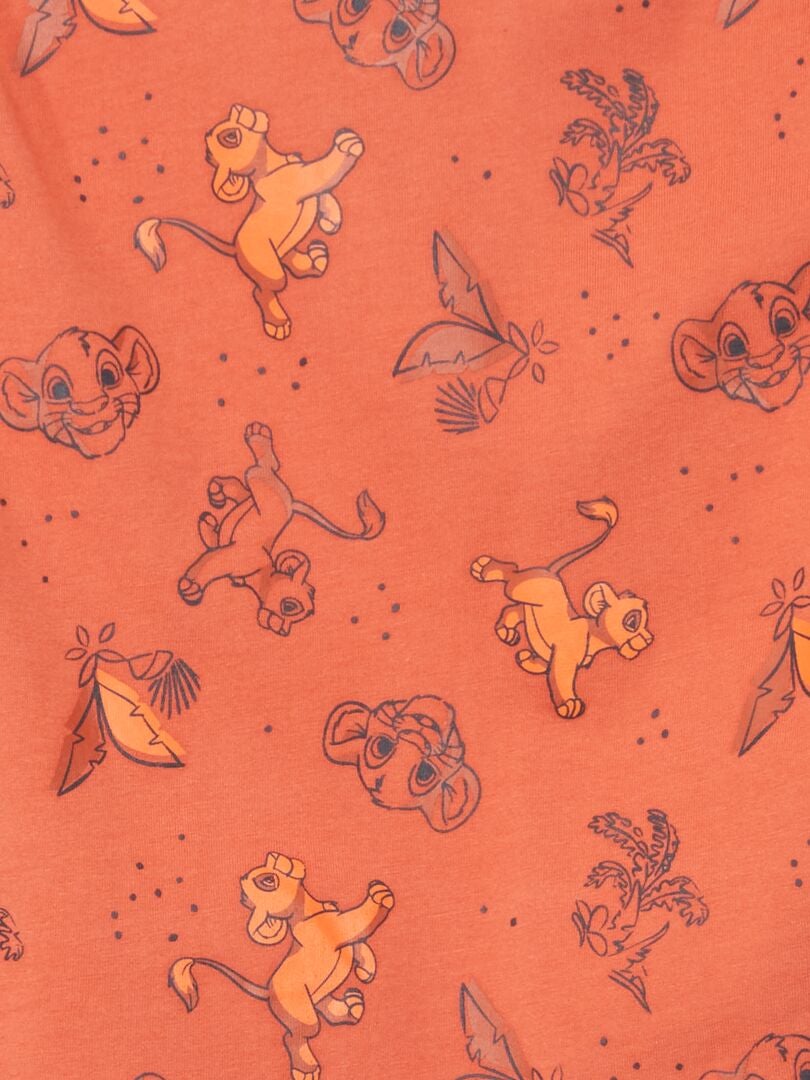 Ensemble pyjama 'Disney'  t-shirt + pantalon - 2 pièces Orange - Kiabi