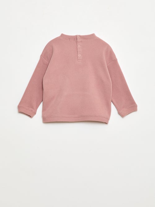 Ensemble pyjama doux animé lapin - 2 pièces - Kiabi