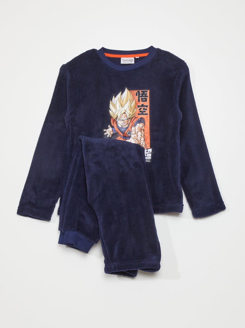 Ensemble pyjama 'Dragon Ball' - 2 pièces bleu/gris - Kiabi