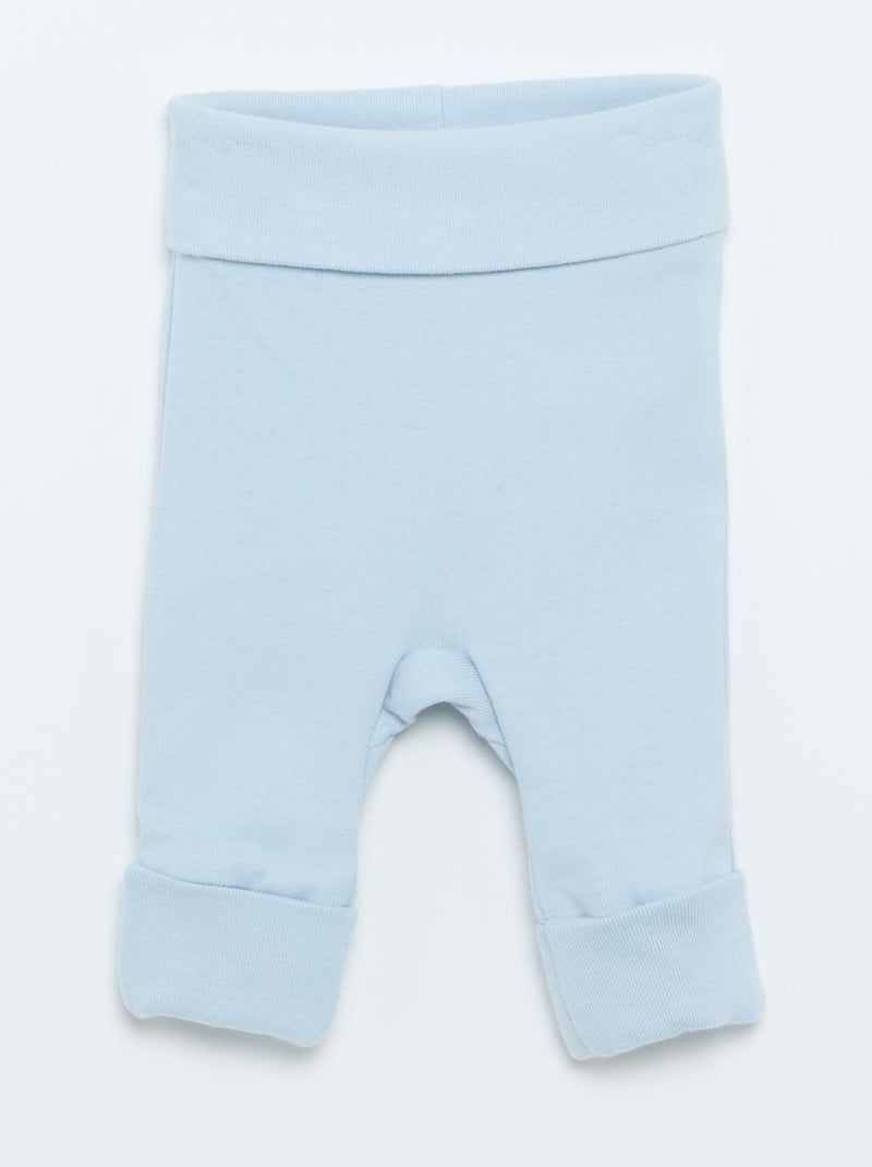 Ensemble pyjama en coton - 2 pièces Bleu - Kiabi