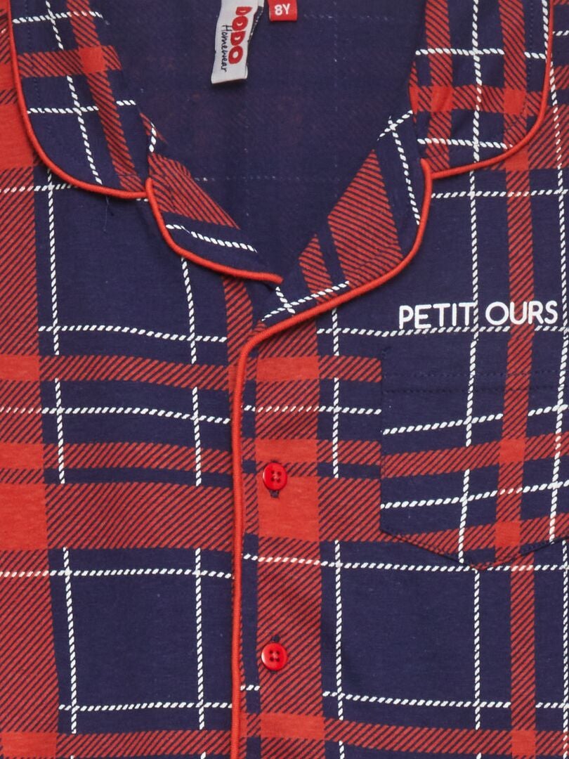 Ensemble Pyjama Homme Rayé Coton 2 Pièces - Haut Manches Longues & Pantalon Confortable