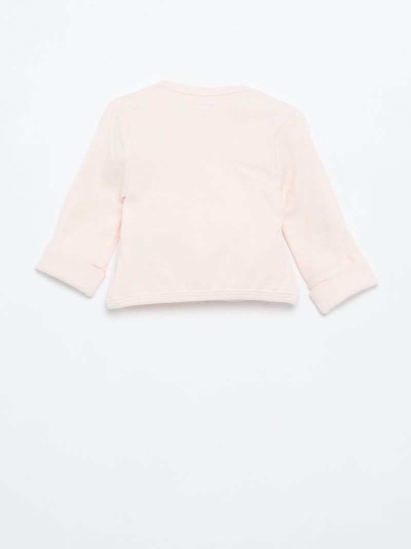 Ensemble pyjama en coton - 2 pièces Rose - Kiabi