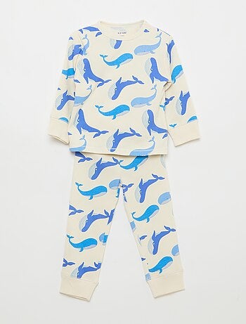 Ensemble pyjama en coton côtelé - 2 pièces