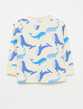 Ensemble pyjama en coton côtelé - 2 pièces