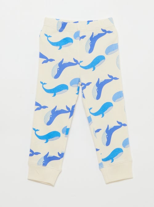 Ensemble pyjama en coton côtelé - 2 pièces - Kiabi Ensemble pyjama en coton côtelé - 2 pièces - Kiabi