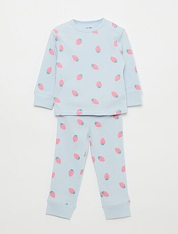 Ensemble pyjama en coton côtelé - 2 pièces