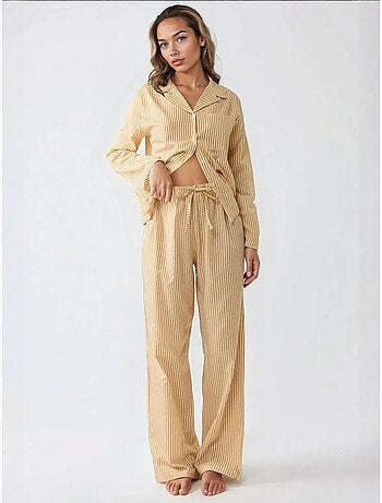 Ensemble pyjama en coton rayé hiccup