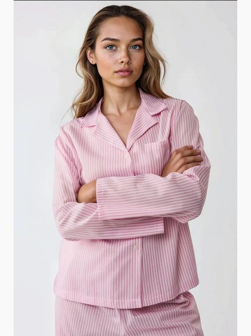 Ensemble pyjama en coton rayé hiccup - Kiabi