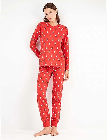 Ensemble pyjama en interlock micro imprimé snoopy