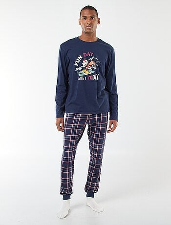 Ensemble pyjama en jersey 'Mickey' 'Disney' t-shirt + pantalon - 2 pièces