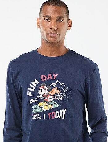 Ensemble pyjama en jersey 'Mickey' 'Disney' t-shirt + pantalon - 2 pièces