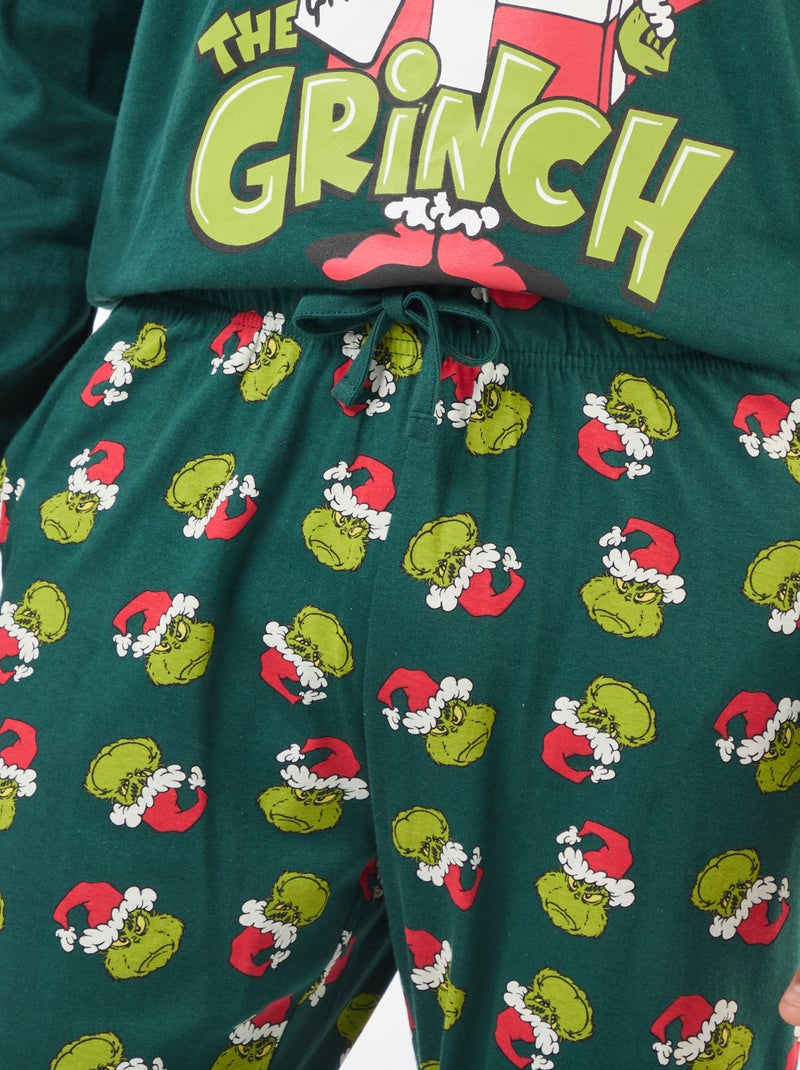 Ensemble pyjama en jersey 'The Grinch' Vert - Kiabi