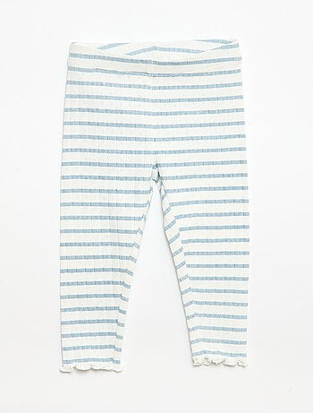 Ensemble pyjama en maille pointelle - 2 pièces