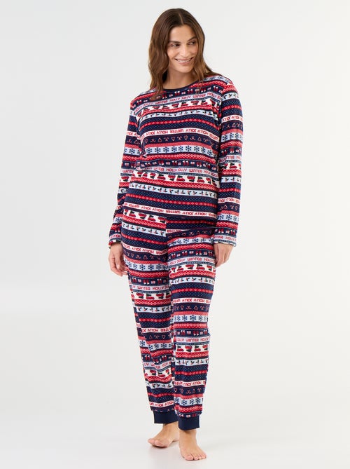 Ensemble pyjama en polaire - 2 pièces - Kiabi