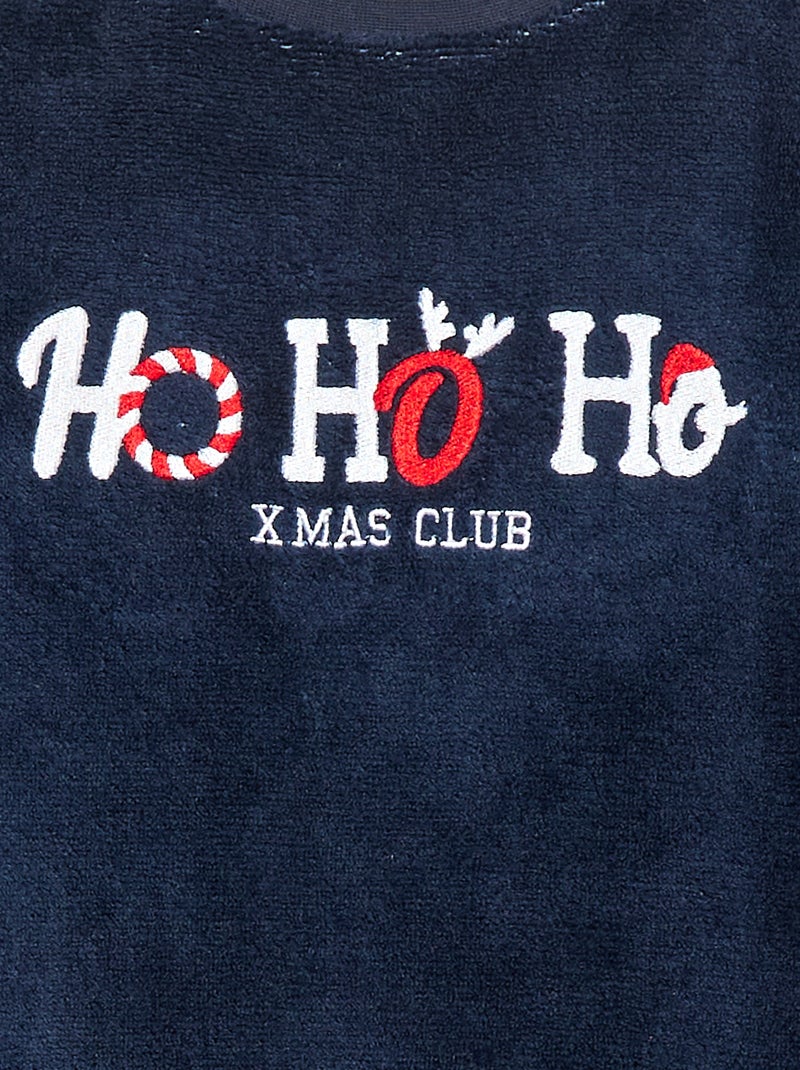 Ensemble pyjama en polaire de Noël - 2 pièces Rouge - Kiabi