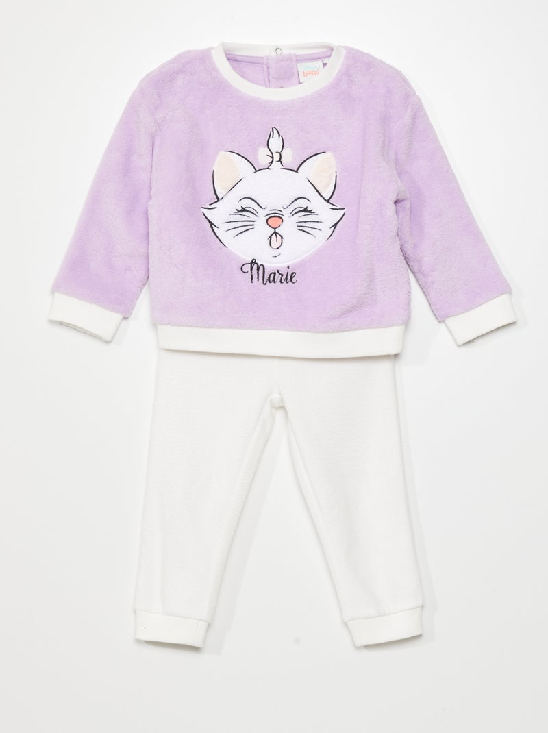 Ensemble pyjama en polaire 'Disney' - 2 pièces Violet - Kiabi