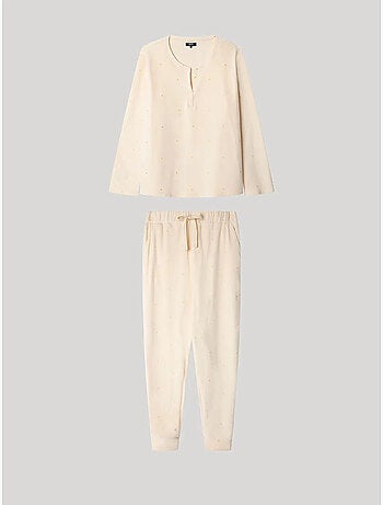 Ensemble pyjama en tissu polaire élastique