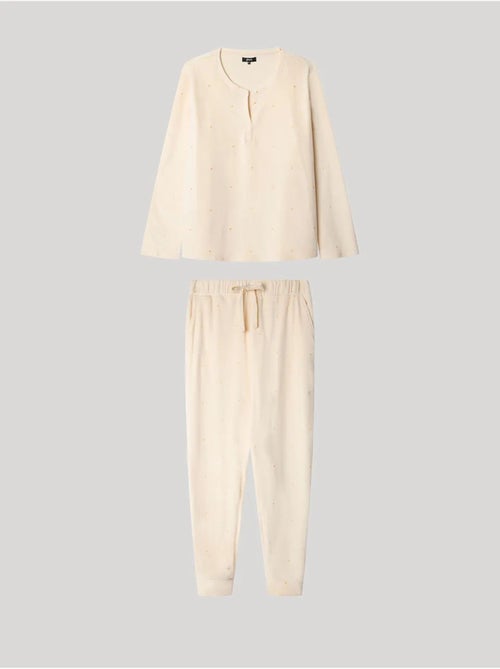 Ensemble pyjama en tissu polaire élastique - Kiabi