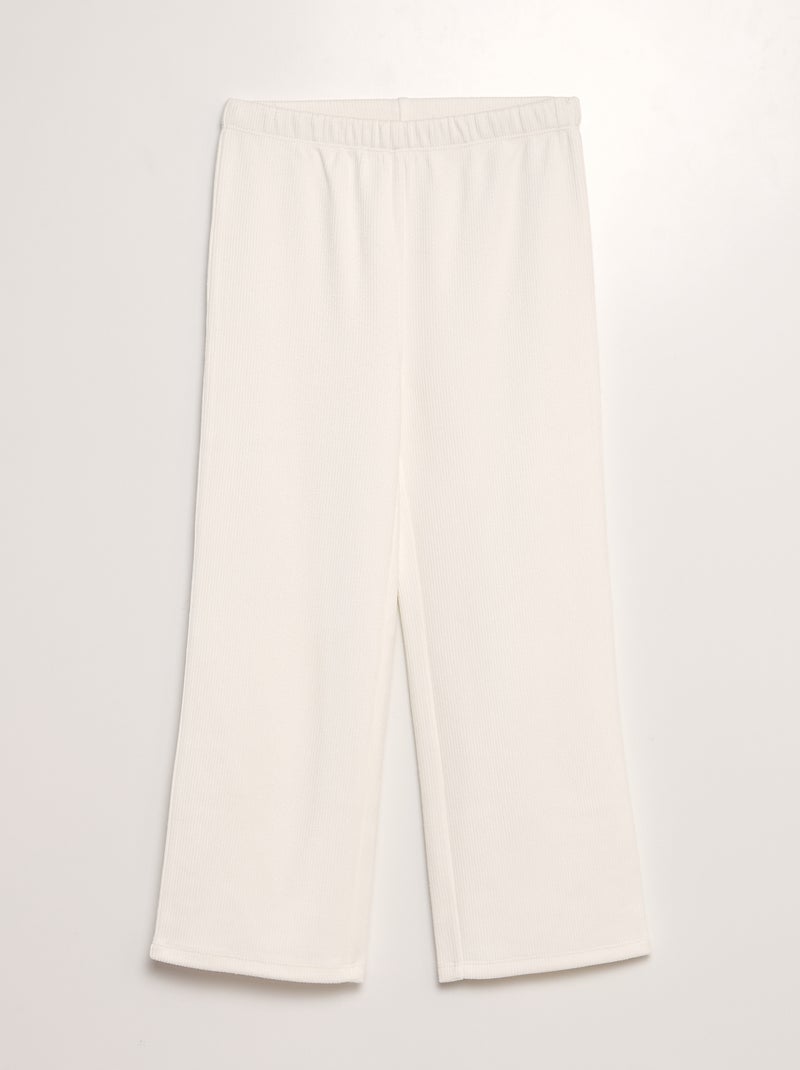 Ensemble pyjama en velours - 2 pièces Noir - Kiabi