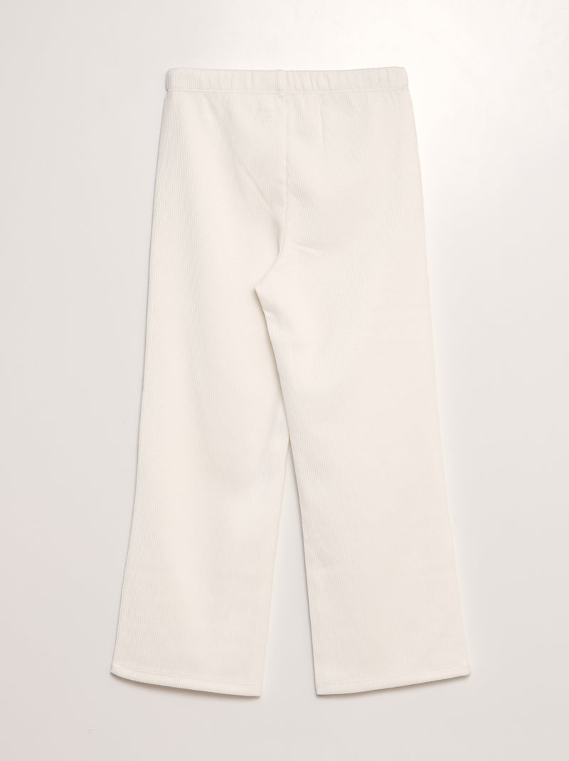 Ensemble pyjama en velours - 2 pièces Noir - Kiabi