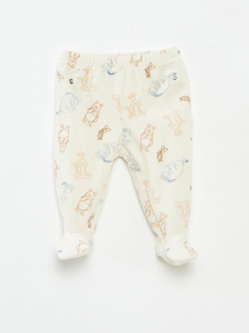 Ensemble pyjama en velours 'Disney' haut + pantalon - 2 pièces - Kiabi