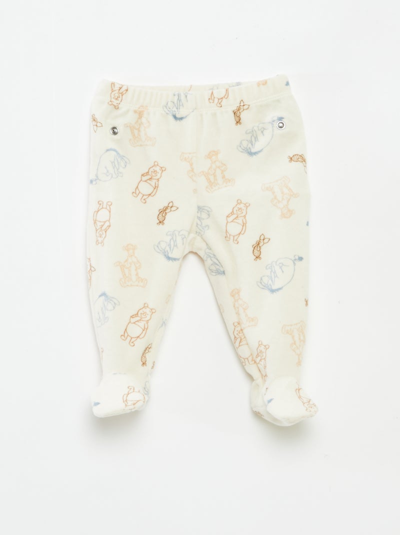 Ensemble pyjama en velours 'Disney' haut + pantalon - 2 pièces Marron - Kiabi