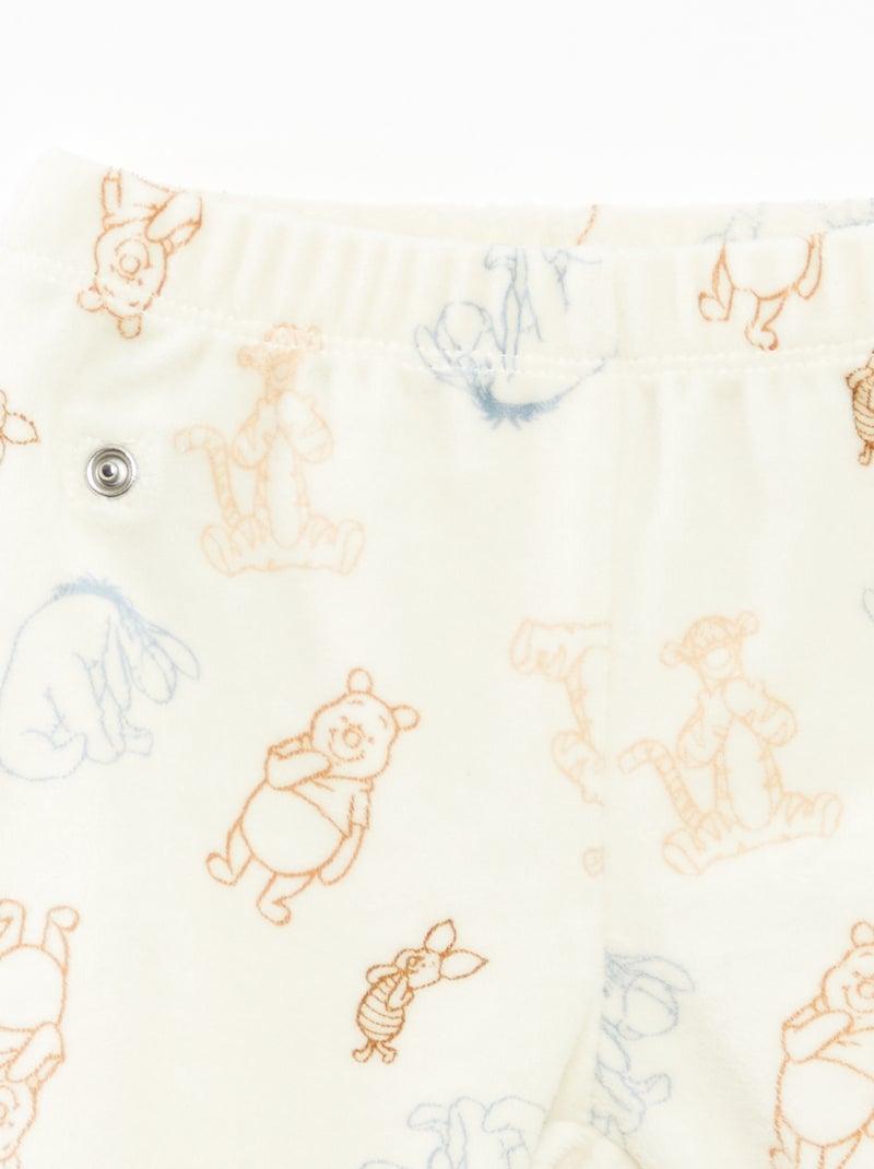 Ensemble pyjama en velours 'Disney' haut + pantalon - 2 pièces Marron - Kiabi