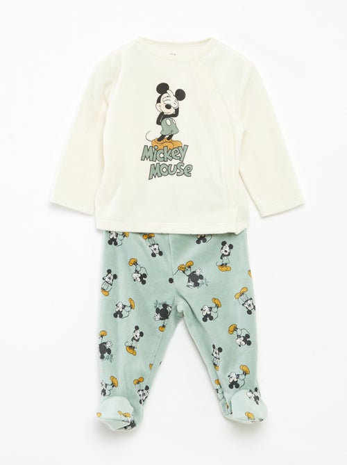 Ensemble pyjama en velours 'Disney' haut + pantalon - 2 pièces - Kiabi