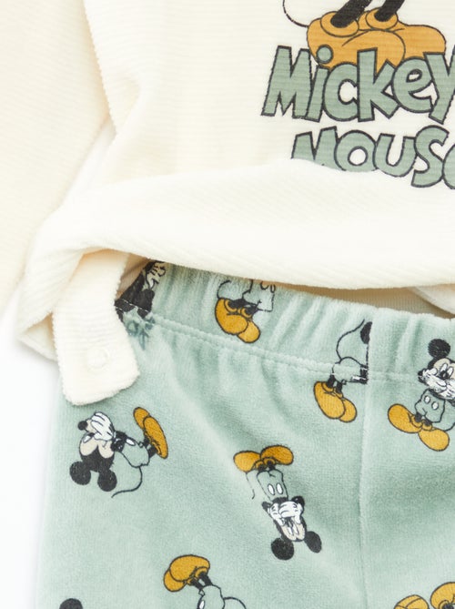 Ensemble pyjama en velours 'Disney' haut + pantalon - 2 pièces - Kiabi