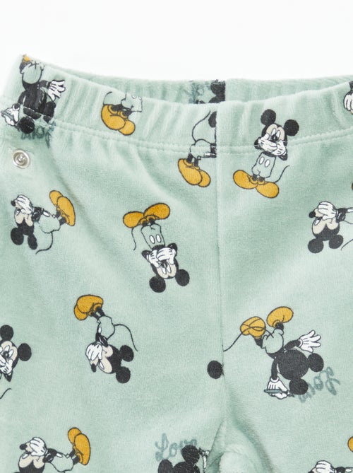 Ensemble pyjama en velours 'Disney' haut + pantalon - 2 pièces - Kiabi