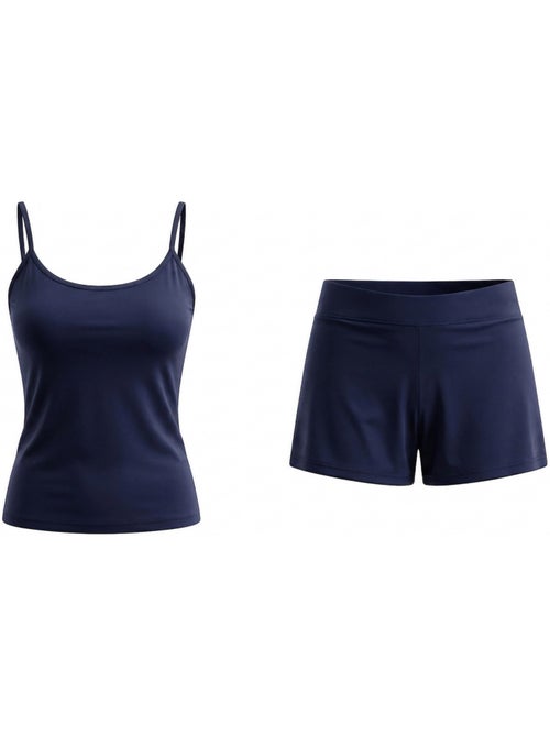 Ensemble pyjama femme caraco et short en coton jersey fila - Kiabi Ensemble pyjama femme caraco et short en coton jersey fila - Kiabi