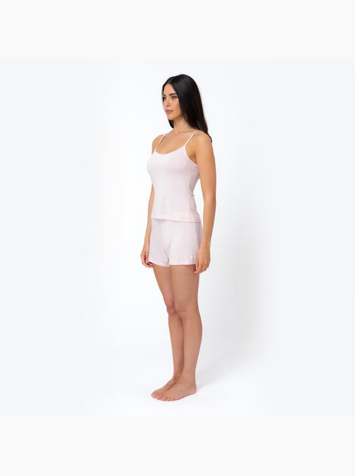Ensemble pyjama femme caraco et short en coton jersey fila - Kiabi Ensemble pyjama femme caraco et short en coton jersey fila - Kiabi