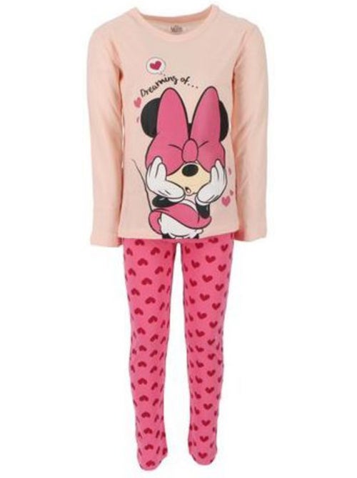 Ensemble pyjama fille - manches longues en coton doux - minnie mouse disney - Kiabi Ensemble pyjama fille - manches longues en coton doux - minnie mouse disney - Kiabi