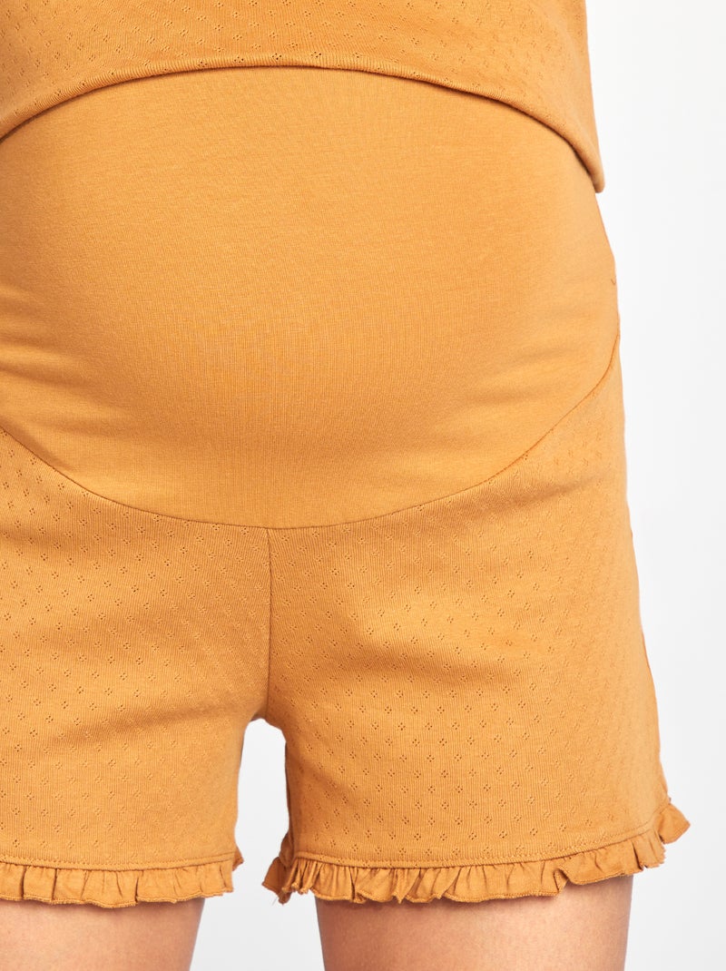 Ensemble pyjama grossesse - 2 pièces Marron - Kiabi