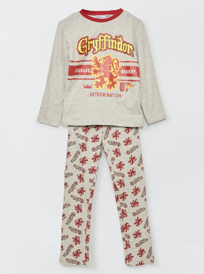 Ensemble pyjama 'Harry Potter' - 2 pièces Gris - Kiabi