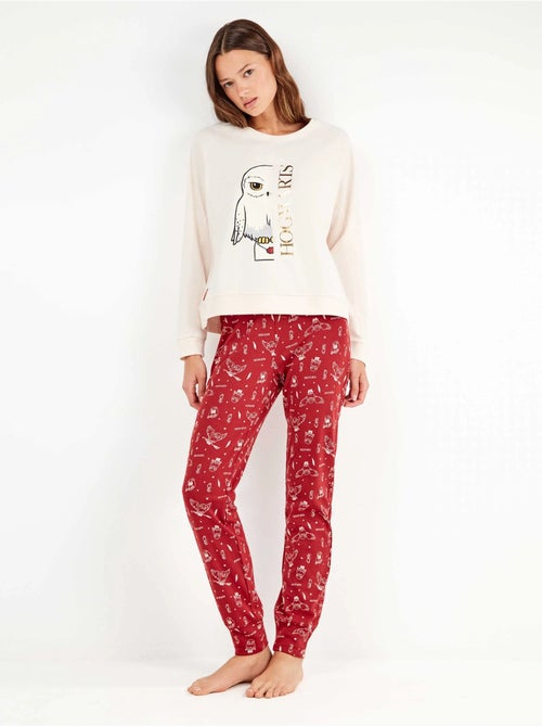 Ensemble pyjama harry potter en point interlock - Kiabi