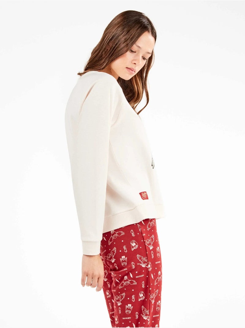 Ensemble pyjama harry potter en point interlock Noir Rose clair - Kiabi